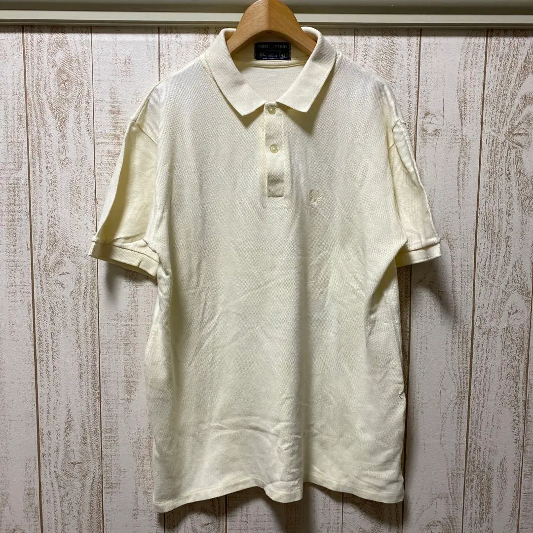 Thumbnail of FRED PERRY Polo Shirt Made in England Yellow Size 42