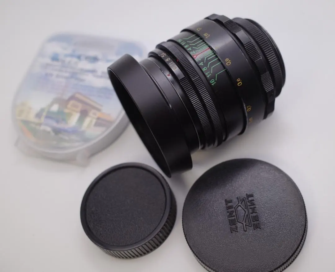 Thumbnail of 23 Like New HELIOS Helios 44-2 Swirly Bokeh Lens with Hood