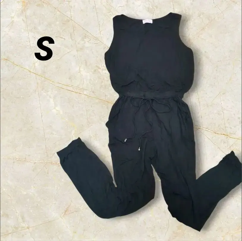 Thumbnail of Women's Salopette Sleeveless 【S】 Black Jumpsuit Overall