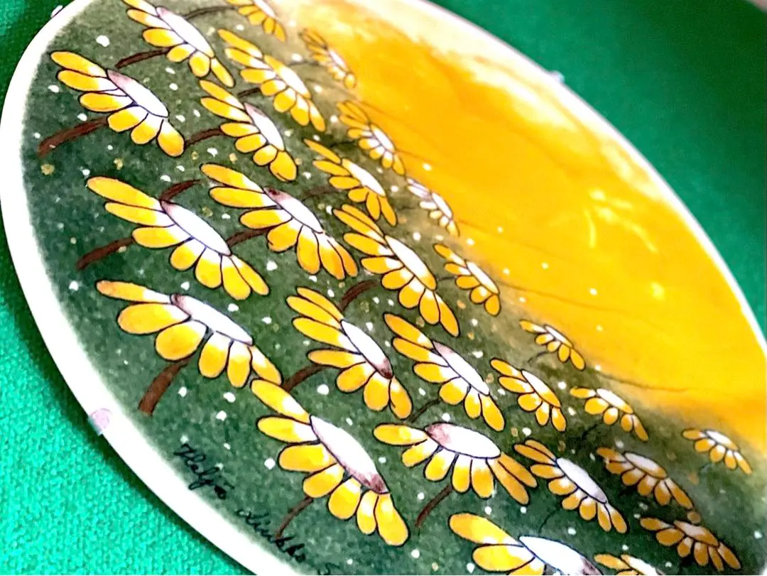 iittala/イッタラ/Helja  Liukko-Sundström/ヘルヤリウッコ-スンドストローム/クリスタルガラスのカード型オブジェ/ブルーのお花