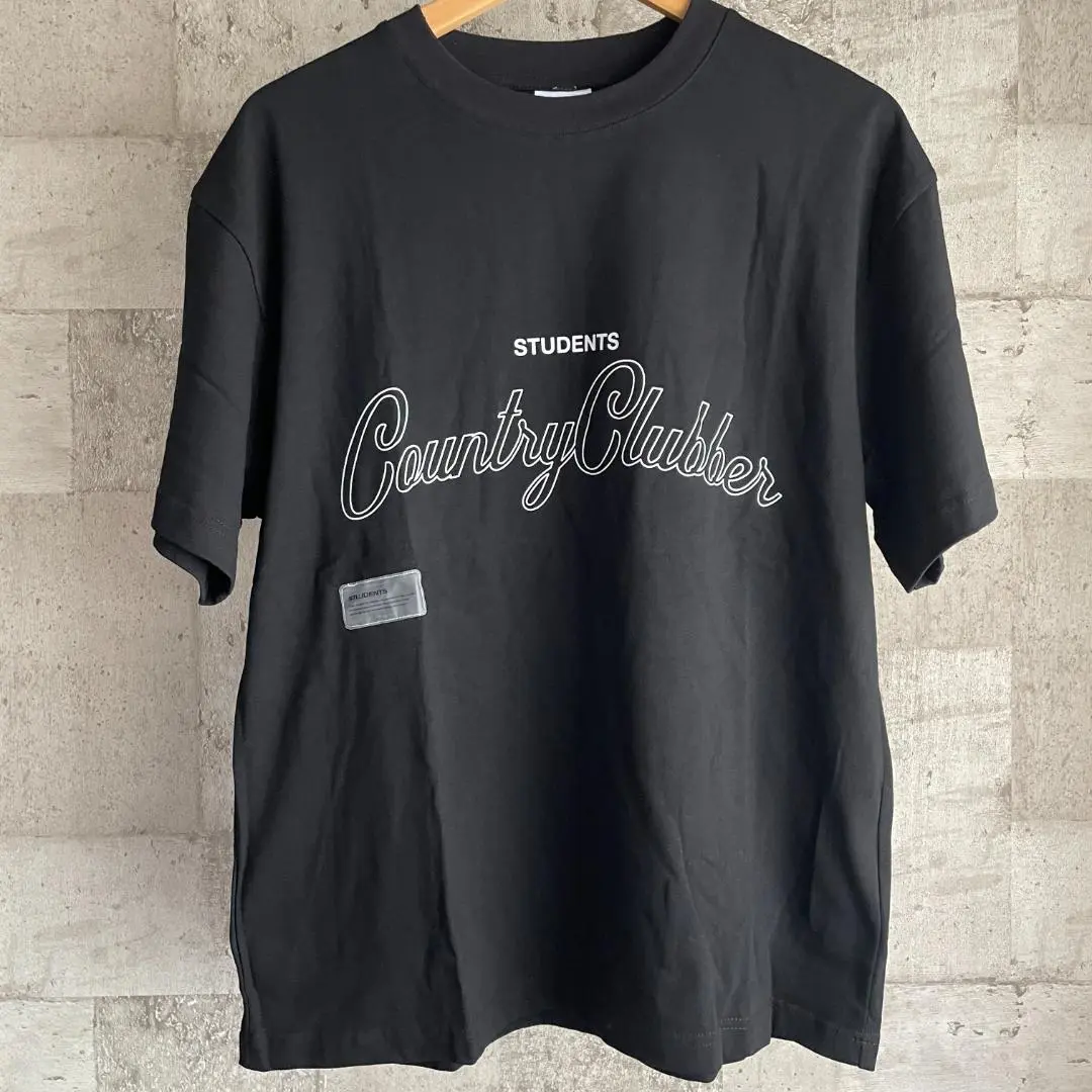 新品 STUDENTS Golf スチューデンツゴルフ Tシャツ ブラック L 新品 STUDENTS Golf スチューデンツゴルフ Tシャツ ブラック L