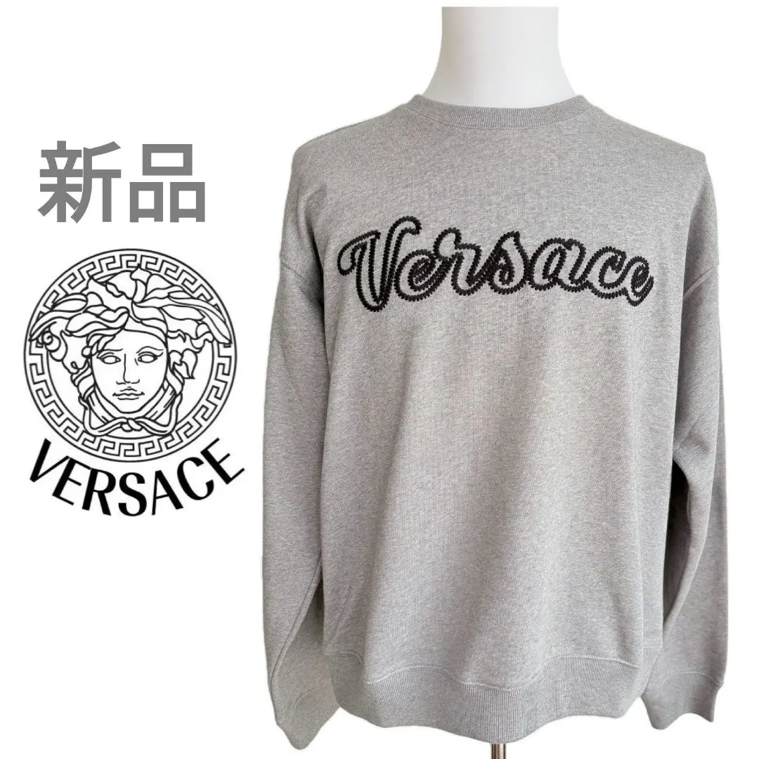 VERSACE メデューサプリント トレーナー グレー VERSACE メデューサプリント トレーナー グレー - メルカリ