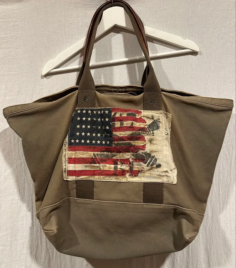 Polo Jeans Company アメリカ国旗トートバッグ POLO RALPH LAUREN Polo Ralph Lauren 星条旗デニムトートバッグ