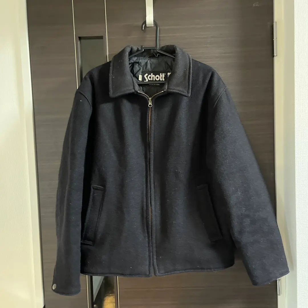 40 Schott ショット 716 CPOジャケット ウールジャケット コート SCHOTT 【ショット】 716 ウール C.P.O. ジャケット (ネイビー