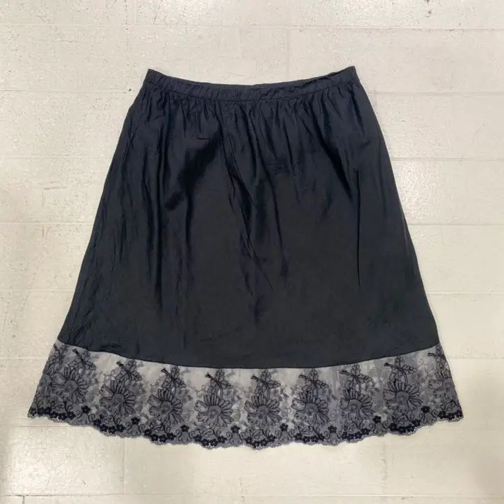 Dosa ドーサ ブラック シルク スカート サイズ 1 DOSA | Ruffle Skirt - Stripe-inc Online Shop