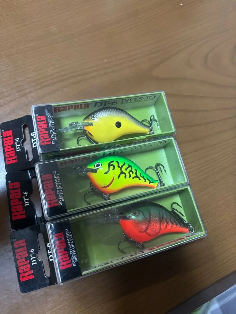 Rapala DT-6×5 DT-4×1 計6個セットクランクベイト新品未使用品 ラパラのDT-6｜アメリカン釣具通販NEST