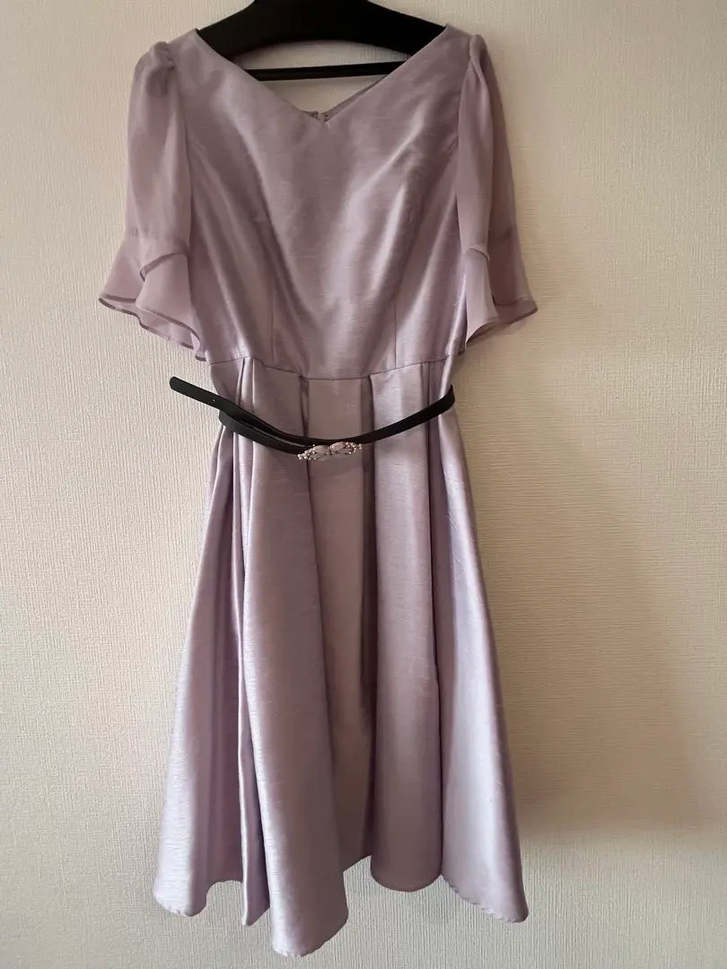 Thumbnail of Light Purple Flare Sleeve Party Dress