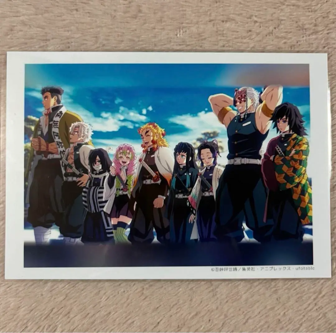 鬼滅の刃 柱稽古編 op場面写ブロマイド 柱集合絵｜Yahoo!フリマ