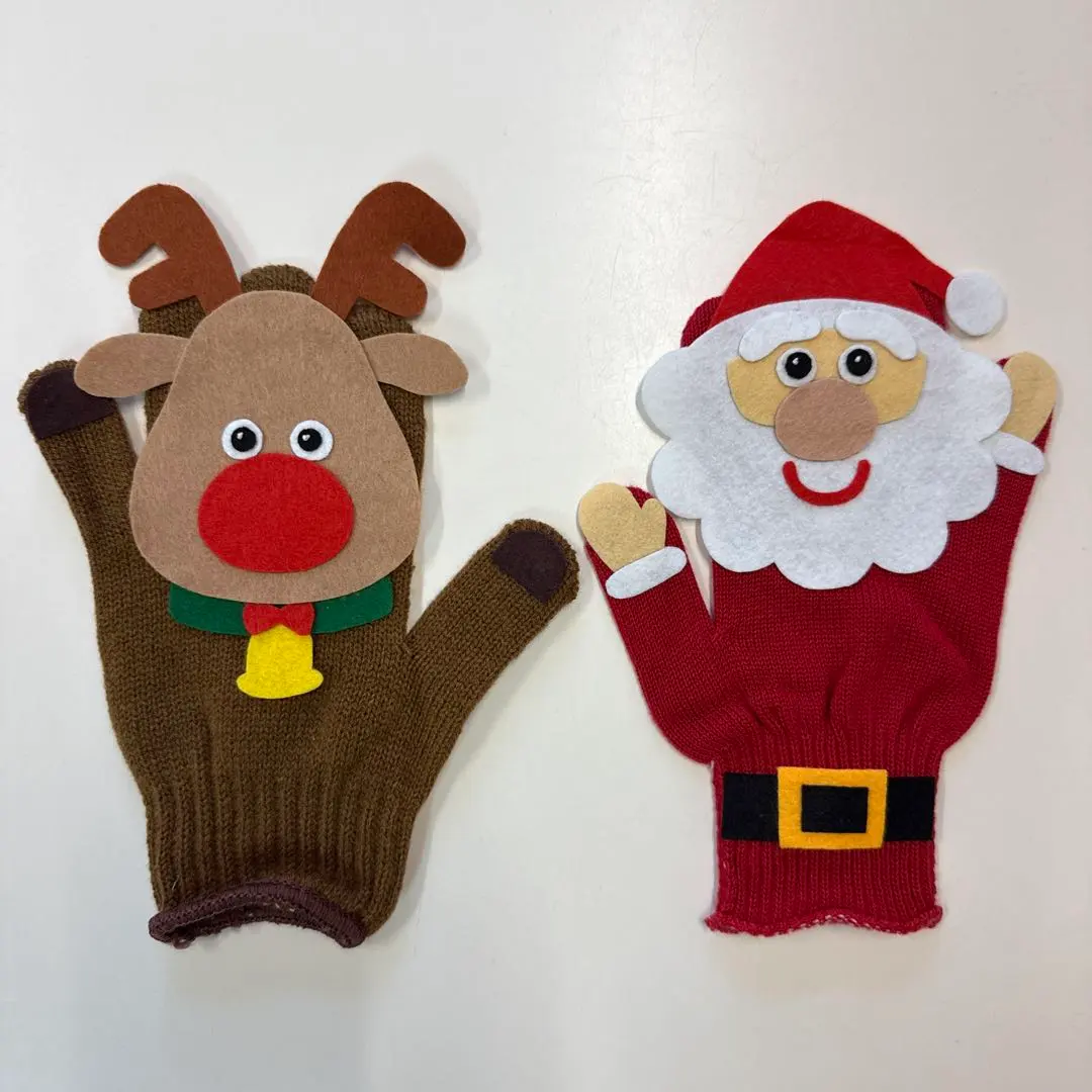 手偶劇 聖誕節 聖誕老人 馴鹿 幼兒園教材 的縮圖