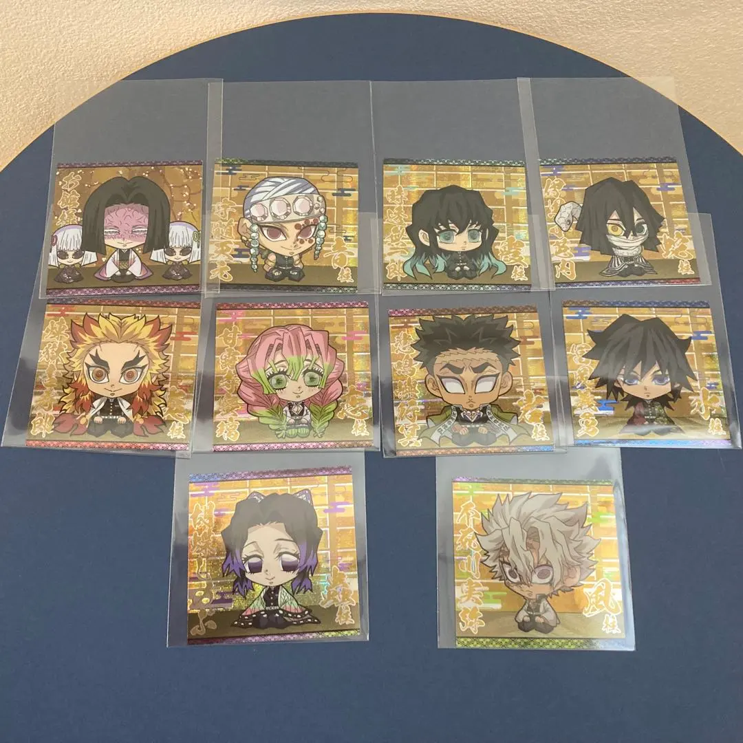 Thumbnail of Kimetsu no Yaiba Deformed Wafer Stickers Set of 10: Oyakata-sama & Hashira, Part 5