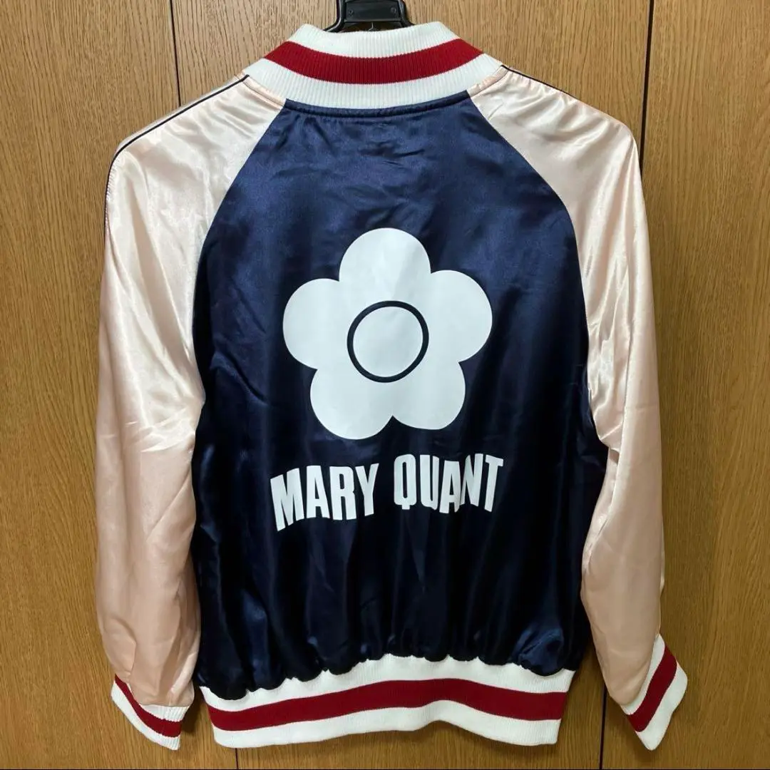 MARY QUANT スカジャン ネイビー・ピンク