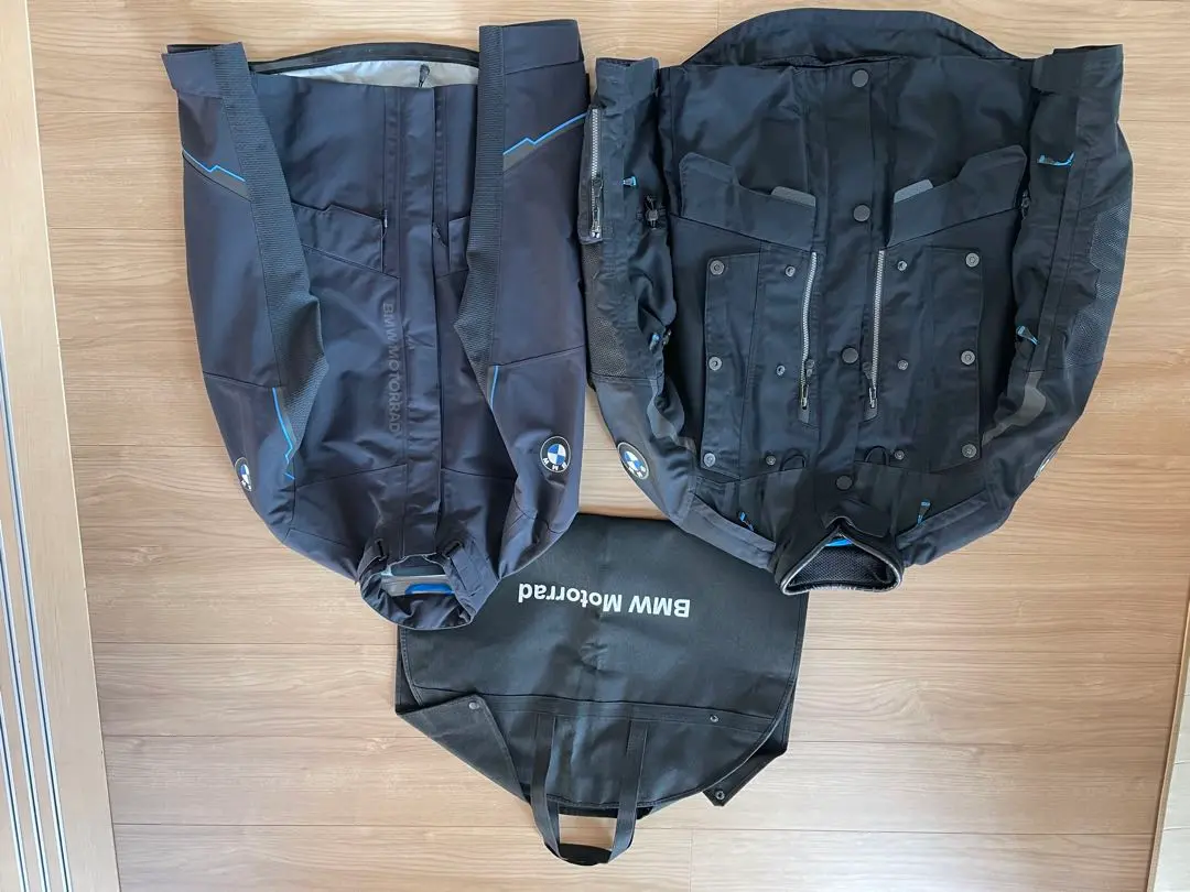 セット　ライダースーツウェア　雨具カッパ　エアバックベスト　BMW 安全ベスト Amazon.co.jp: [KEMIMOTO] 背中隠し通気口&IPX6級防水性 レイン