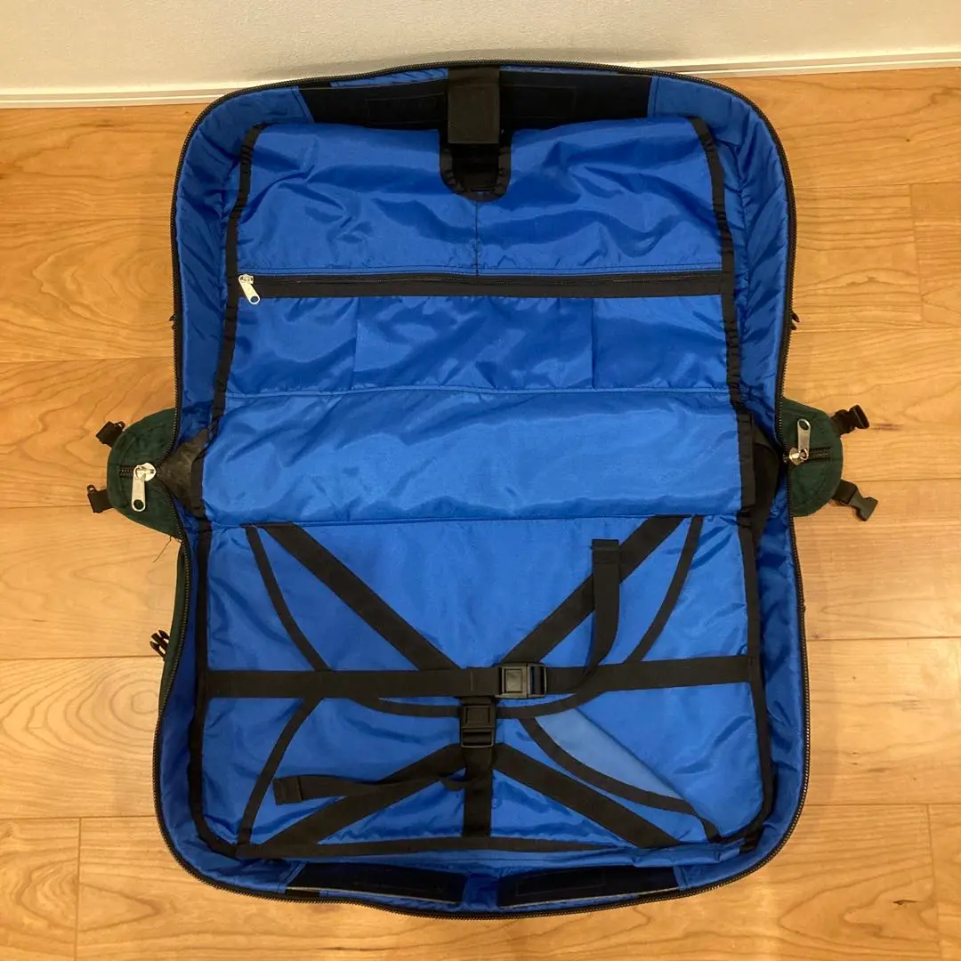 80s L.L.Bean ナイロン ガーメントバッグ 緑 - Sixpacjoe Web Shop