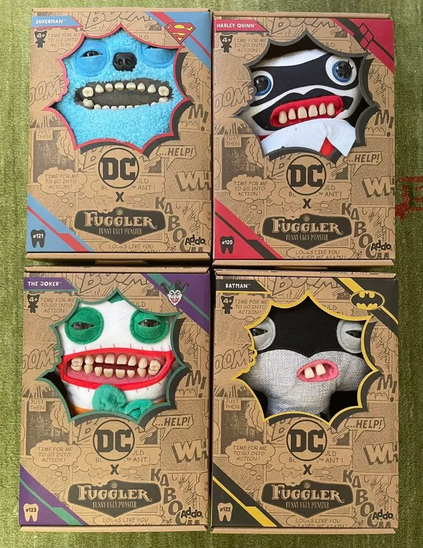 ファグラー×DC スーパーマン　バットマン　ジョーカー　3体セット　新品未開封 ファグラー✖️DCコラボ⭐︎スーパーマン・バットマン