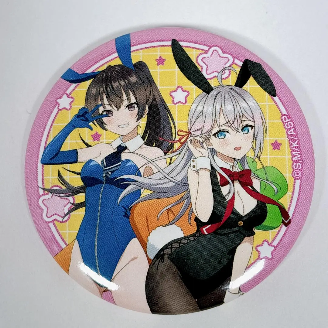 レア　ロシデレ　トレーディング缶バッジ　ドレスver. 周防有希　4個 中古】バッジ・ビンズ 周防有希 「時々ボソッとロシア語でデレる
