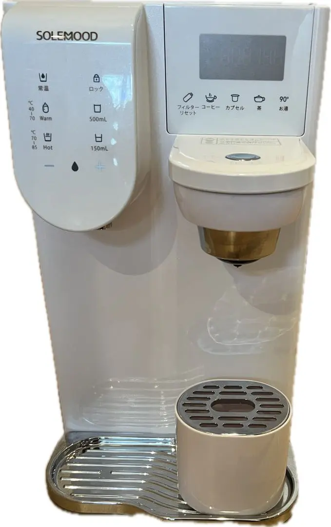 【新品値下げ⇩】SOLEMOOD 浄水型 ウォーターサーバー「PURE」ブラック SOLEMOOD ウォーターサーバー 浄水型 ブラック 2wf-solemood