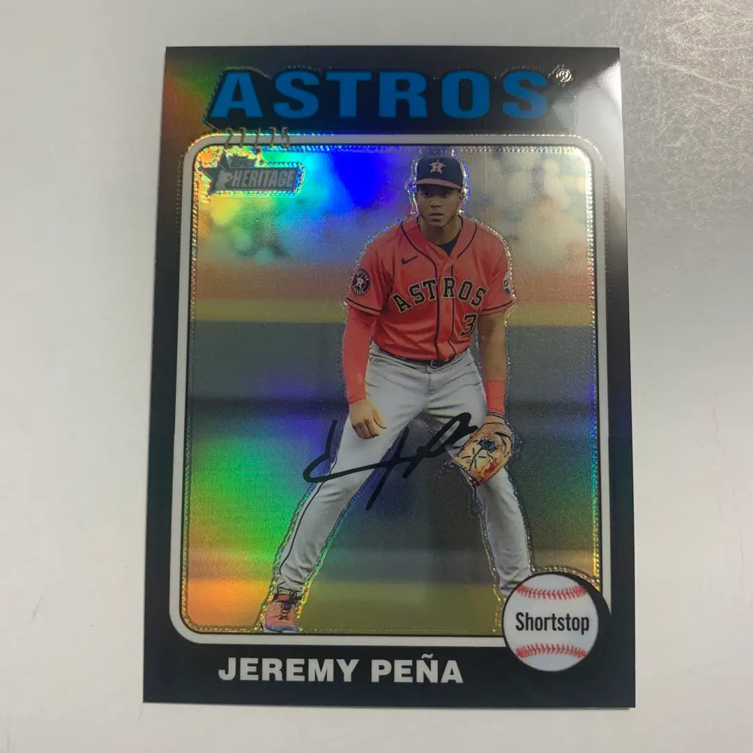 Jeremy Pena 直筆サイン　auto 2018 Panini WBC Jeremy Pena 直筆サイン auto 2018 Panini WBC - メルカリ