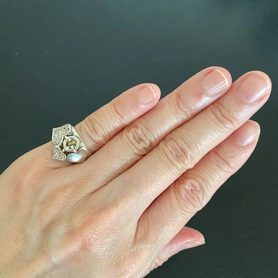 k18 シルバー starJewelry ハートモチーフピンキーリング #2