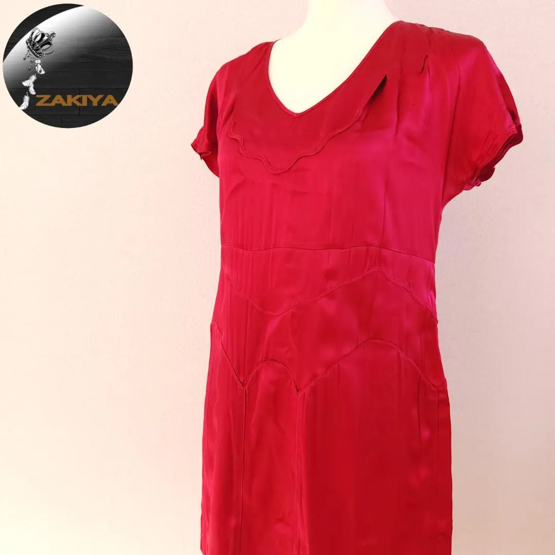 SEE BY CHLOE 　See by Chloe 連衣裙 絲綢100% 紅色 38 的縮圖