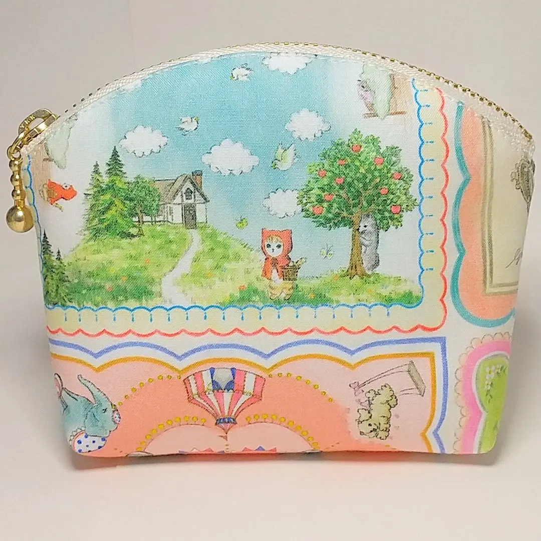 ◆手作零錢包 手帕收藏家 yukiemon 雪倫 粉色② 的縮圖