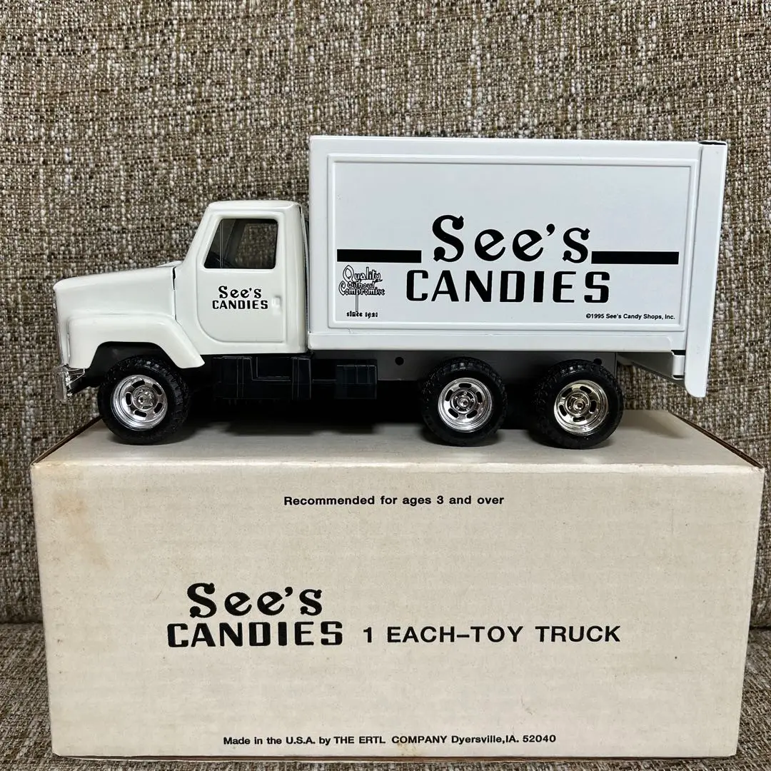 ダイキャストカーSee's CANDIESシーズキャンディズERTL社製トラック See's CANDIES Diecast''TRUCK