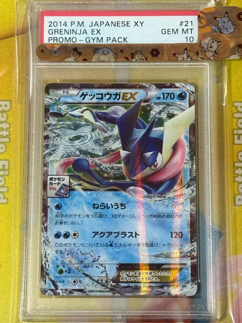 美品 PSA10/ゲッコウガEX ジムプロモ 021/XY-P プロモ 2025年最新】ポケモンカード ゲッコウガEX 021/XY-P プロモの