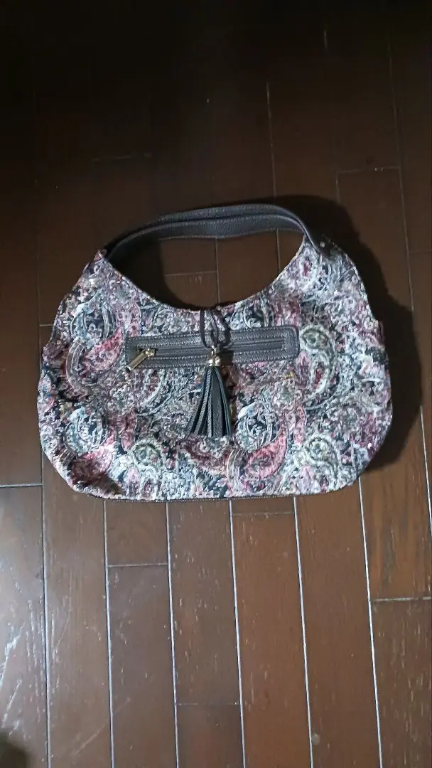 Thumbnail of Paisley Pattern Shoulder Bag with Tassels