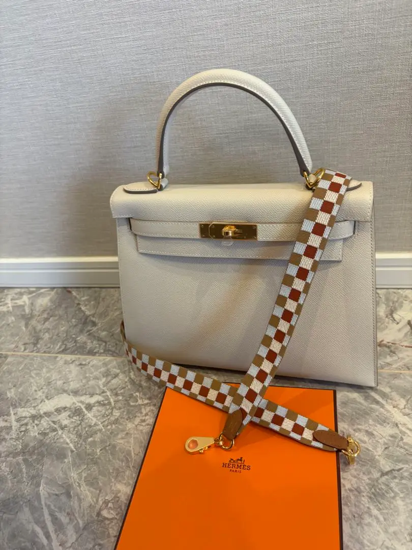 エルメス バンドリエール 105cm ゴールド金具 HERMES エルメス ショルダーストラップ バンドリエール