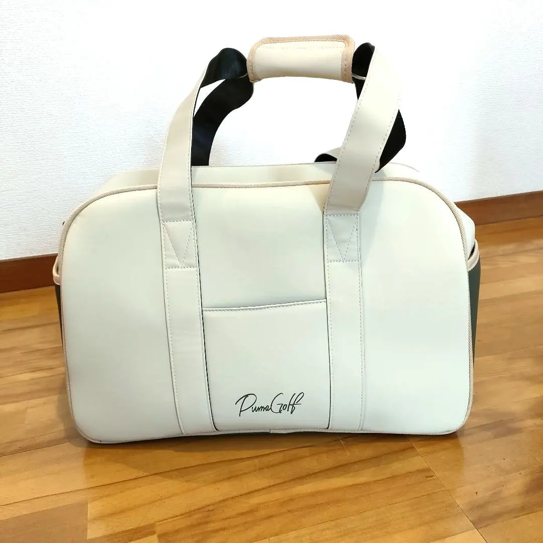 美品 PUMA プーマ ボストンバック ゴルフ ホワイト タウンユース　完売品 2025年最新】プーマ ゴルフ ボストンバッグの人気アイテム