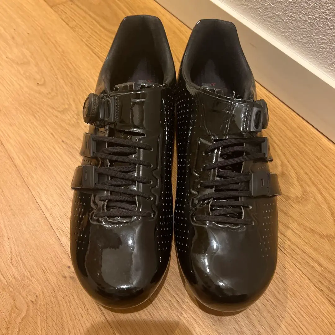 GIRO Factor techlace ビンディングシューズ 41.0 HQ066 ジロ GIRO FACTOR TECHLACE ビンディングシューズ EU41 黒
