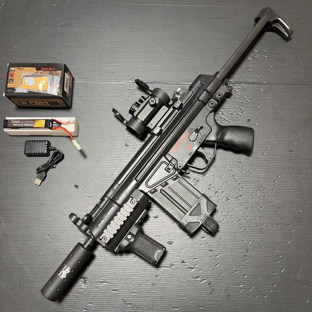 e*r様 弾速アップカスタム　東京マルイ スタンダード電動ガン　MC51 H&K MC51 東京マルイ 電動ガン エアガンレビュー