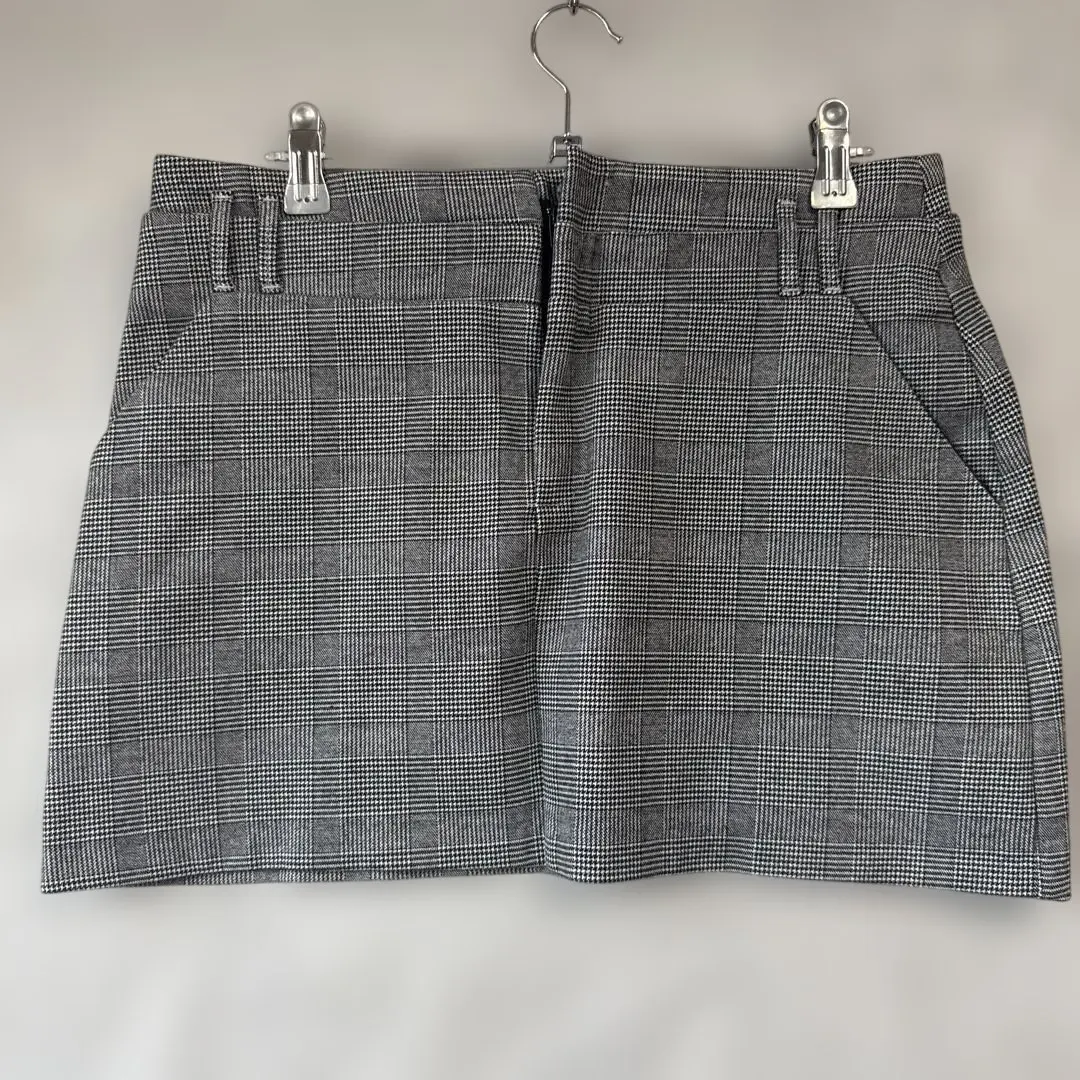 Thumbnail of ZARA Checkered Mini Skirt Tight Skirt M Excellent Condition