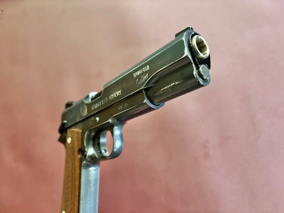 ＷＡ　SCW ウィルソン コンバット FBIトライアルピストル SE2003 WA] SCW ウィルソンコンバット FBI トライアルピストル ガス