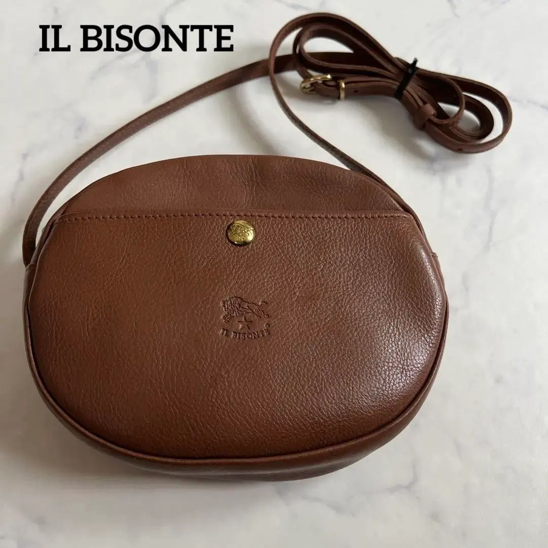 Thumbnail of Beautiful condition, popular IL BISONTE shoulder bag