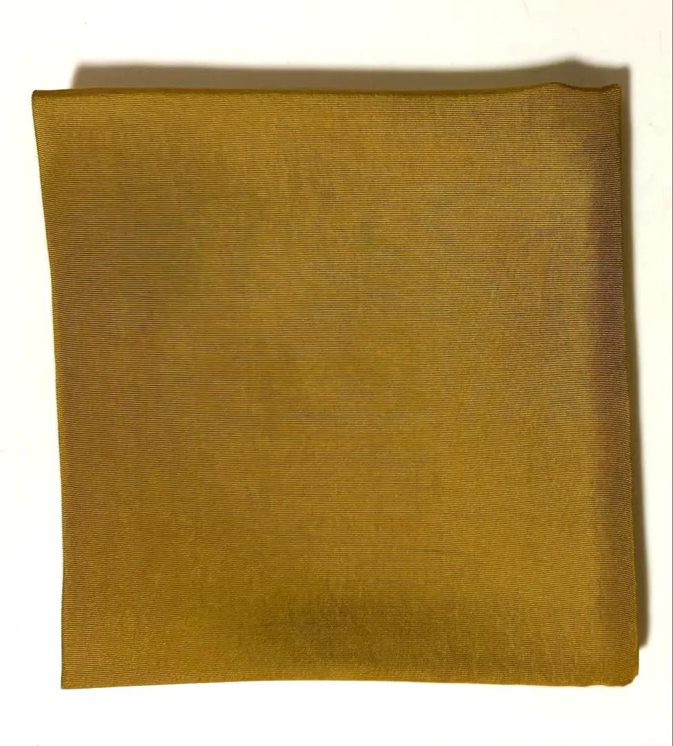 Thumbnail of Murasakino Tea Ceremony Silk Cloth, Ocher