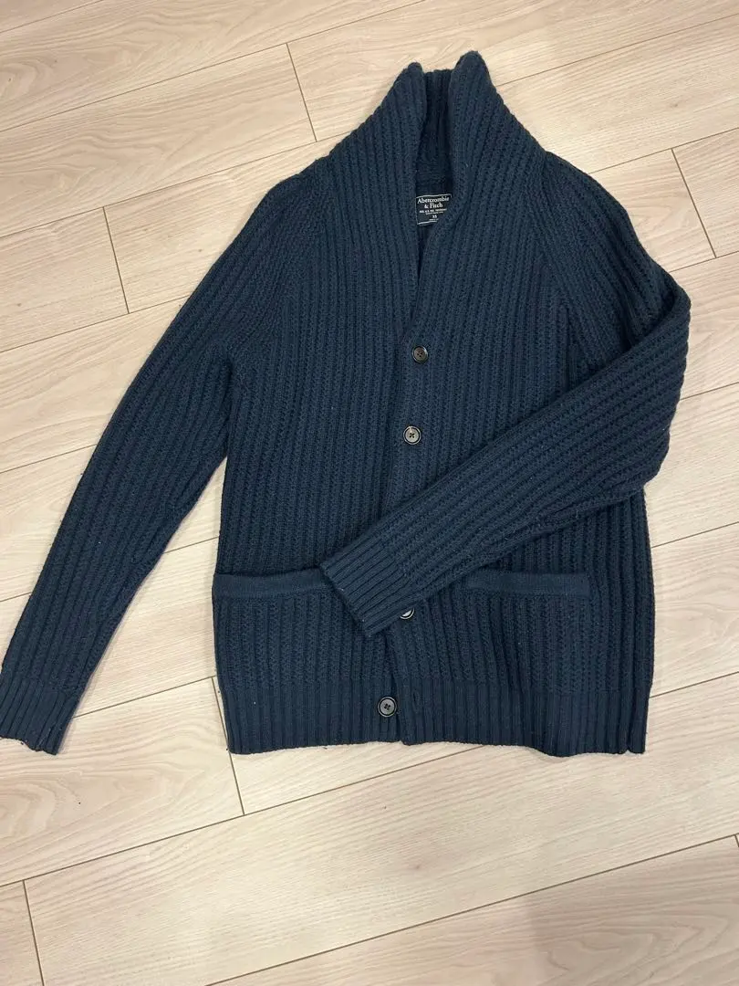 Thumbnail of Abercrombie & Fitch Ribbed Knit XS Dark Navy