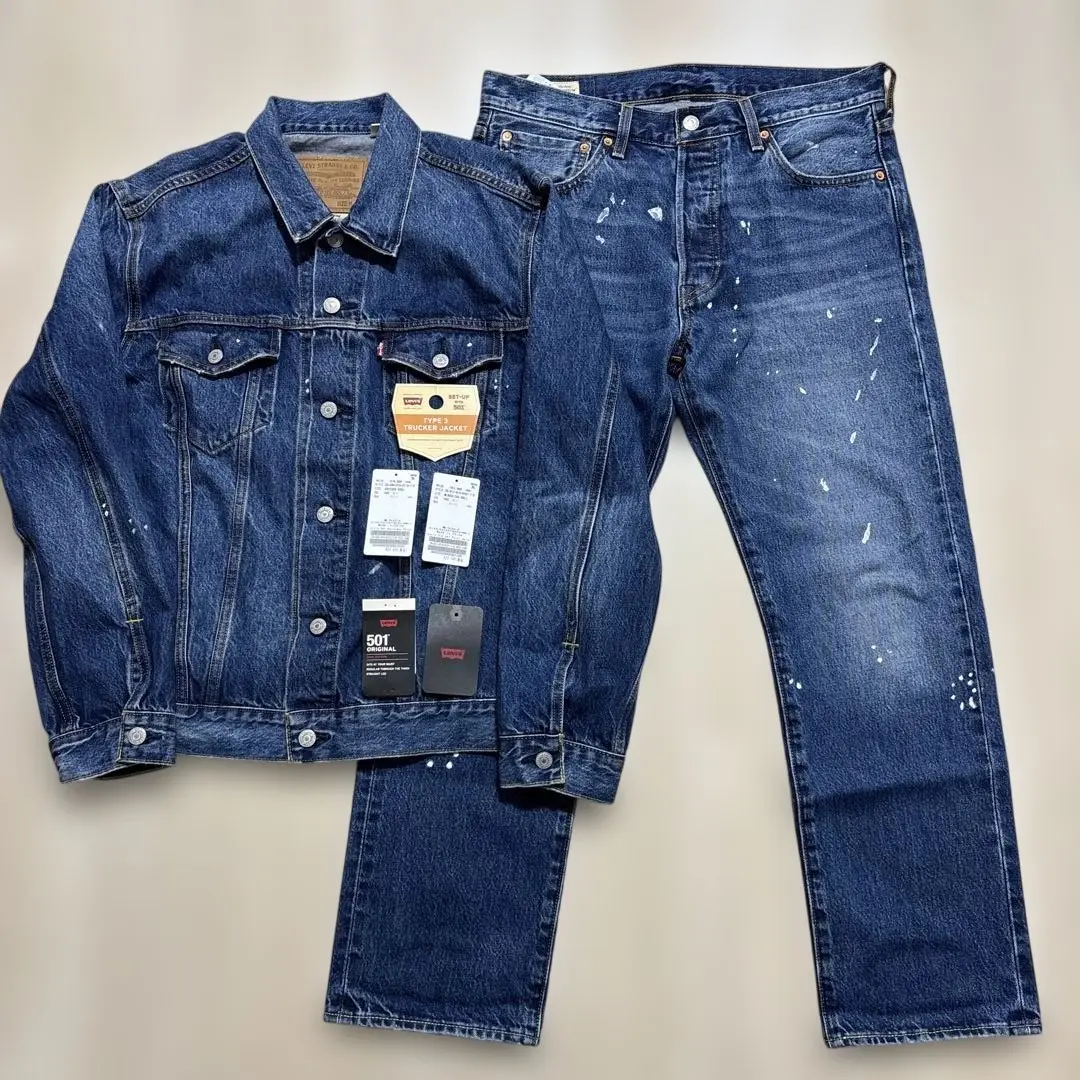 リーバイス ジャーナル別注 リジット セットアップM W32 L32 リーバイス ジャーナル別注 リジット セットアップM W32 L32