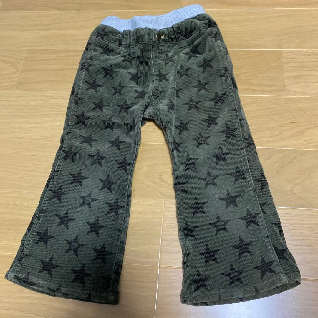 褲子 長褲 下裝 燈芯絨 星星 95厘米 兒童 孩童 的縮圖