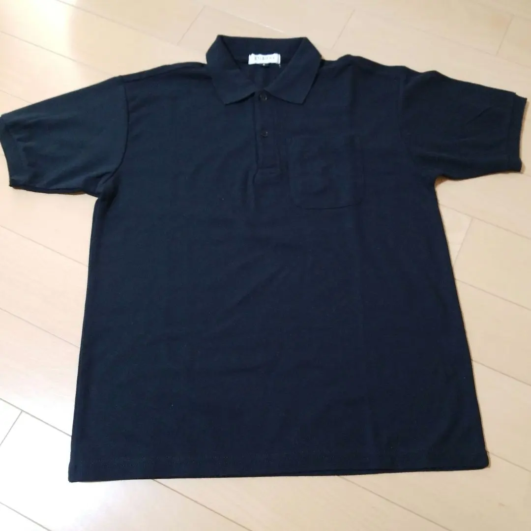 Thumbnail of Black polo shirt, short sleeve