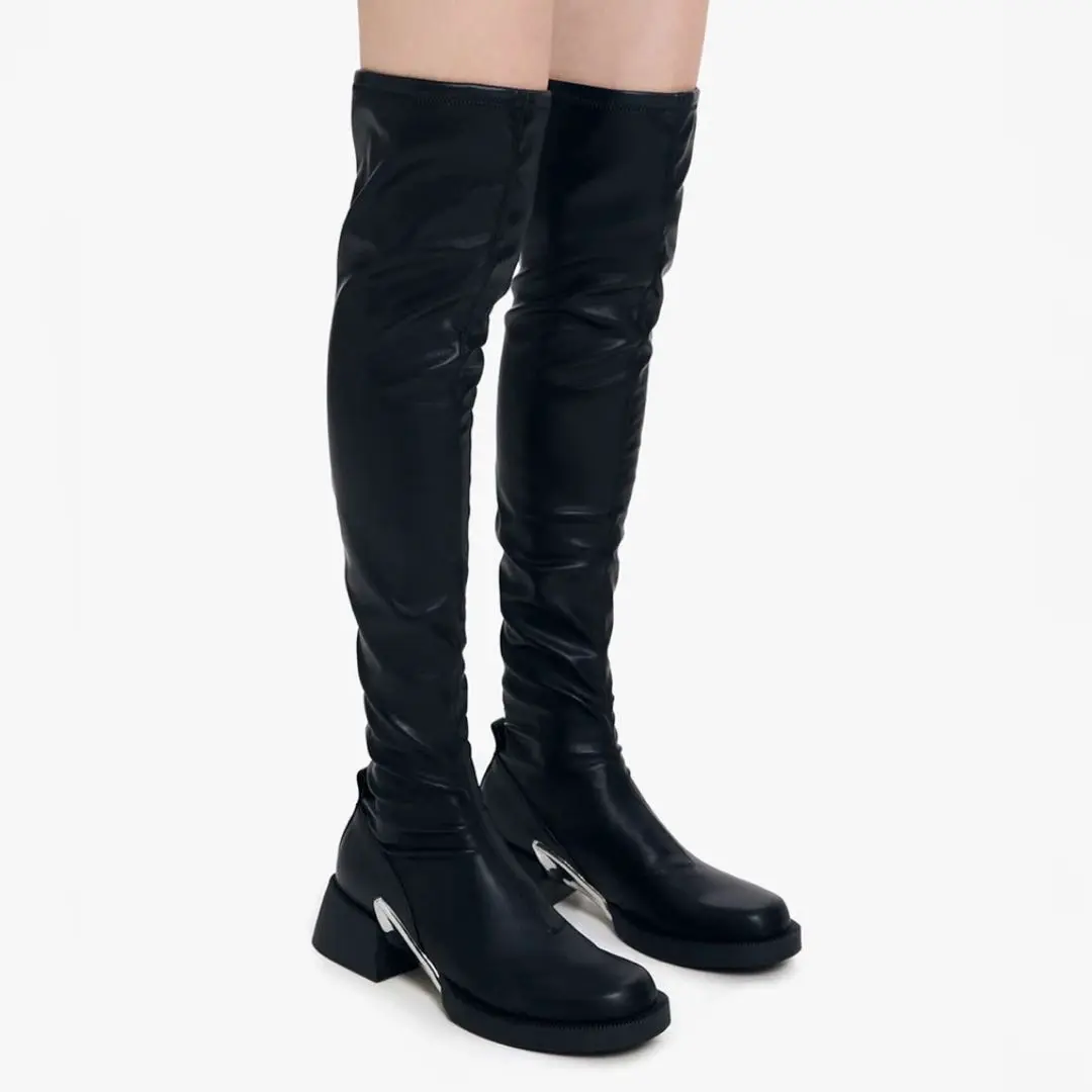 sy93様兼用　CHARLES & KEITH 黒 ニーハイブーツ sy93様兼用CHARLES & KEITH 黒 ニーハイブーツ