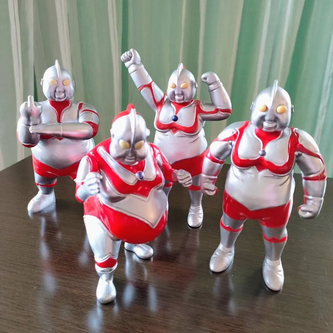 デブトラマン　4体セット　ウルトラマン　フィギュア 新品】デブトラマン ウルトラマン フィギュア 特撮ヒーロー