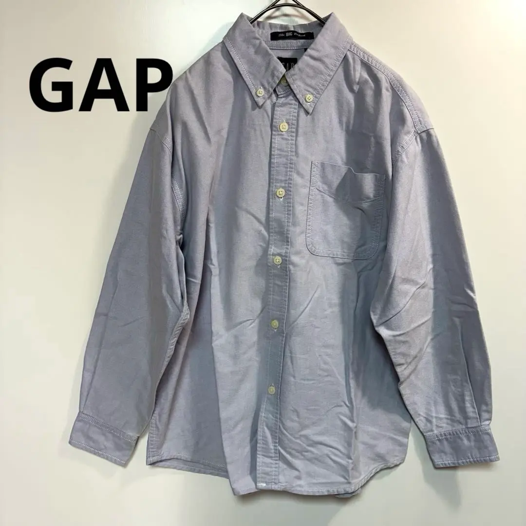 Thumbnail of GAP Long Sleeve Shirt, Size L, Men's/Unisex, Solid Color