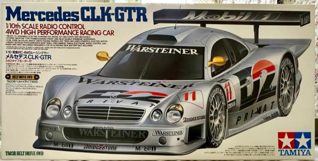 KYOSHO メルセデス CLK-GTR ラジコン　エンジンカー　ジャンク 2025年最新】メルセデスCLK-GTR 1/10の人気アイテム - メルカリ