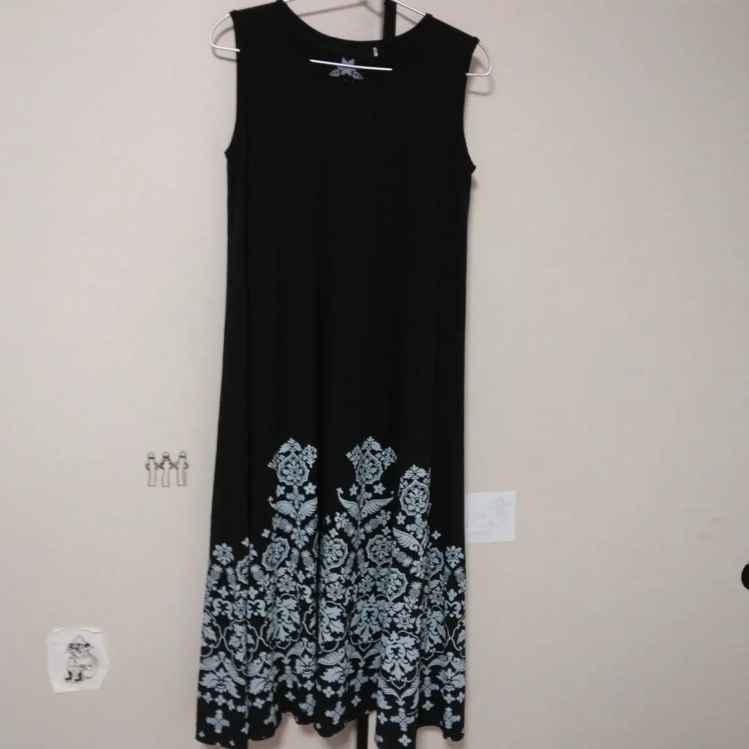 【極美品】Pikake Kai ムームー ドレス フリーサイズ　花柄 極美品】Pikake Kai ムームー ドレス フリーサイズ 花柄