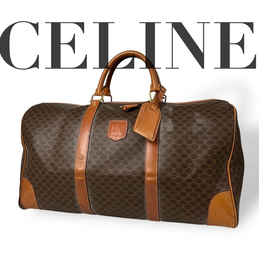 楠瀬晃❗️ セリーヌ マカダム柄 ボストンバッグ PVC 南京錠鍵付き 2025年最新】CELINE 付属品：鍵 ボストンバッグ・旅行用バッグの