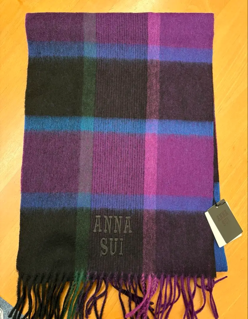 ANNA SUI チェック柄マフラー 楽天市場】【送料無料】【ラッピング無料】アナスイ ANNASUI