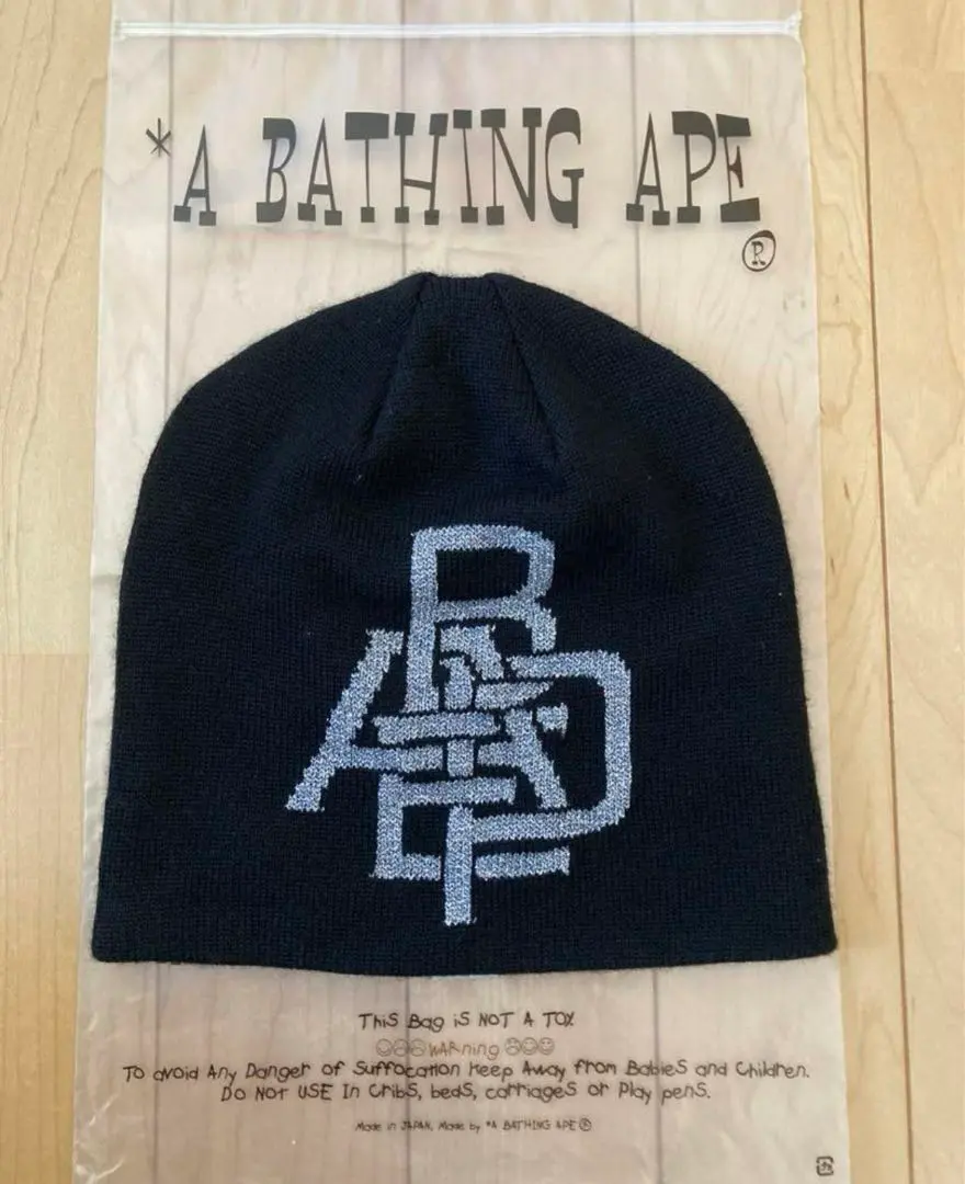 A・BATHING APE ビーニー　黒　激レア 2025年最新】A BATHING APE カラー：ブラック系 ニット帽