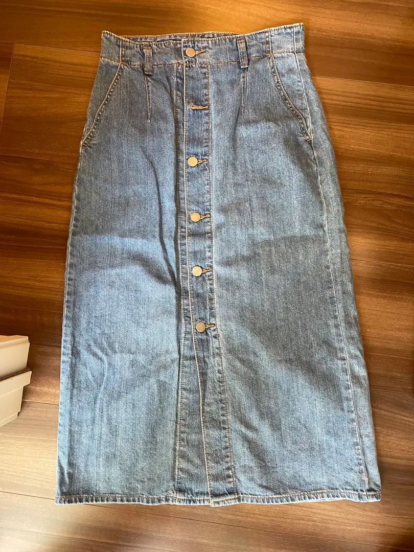 Thumbnail of GU Denim Tight Skirt, Size L