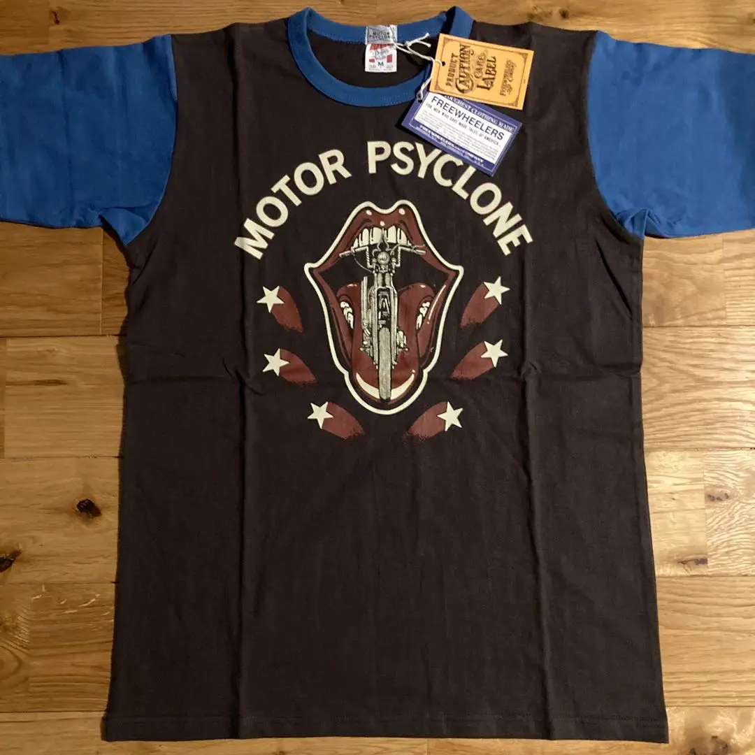 Freewheelers Motorpsyclone T Mサイズ 楽天市場】フリーホイーラーズ T-SHIRT MOTOR PSYCLONE ALL OVER