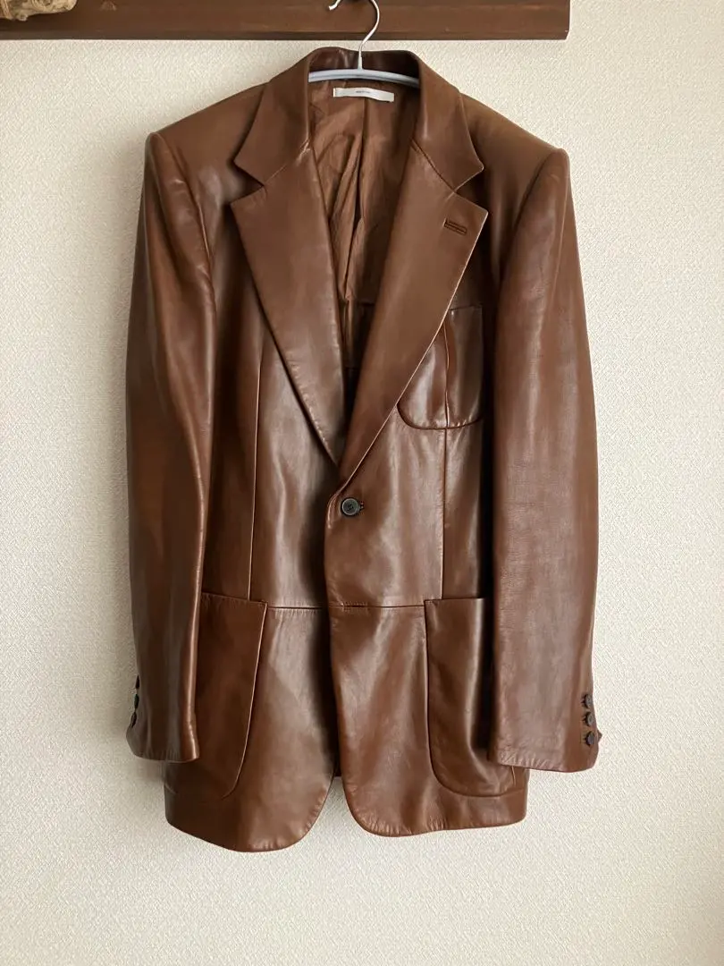 ☆ YVES SAINT LAURENT rive gauche レザーコート Yves Saint Laurent rive gauche ”初期